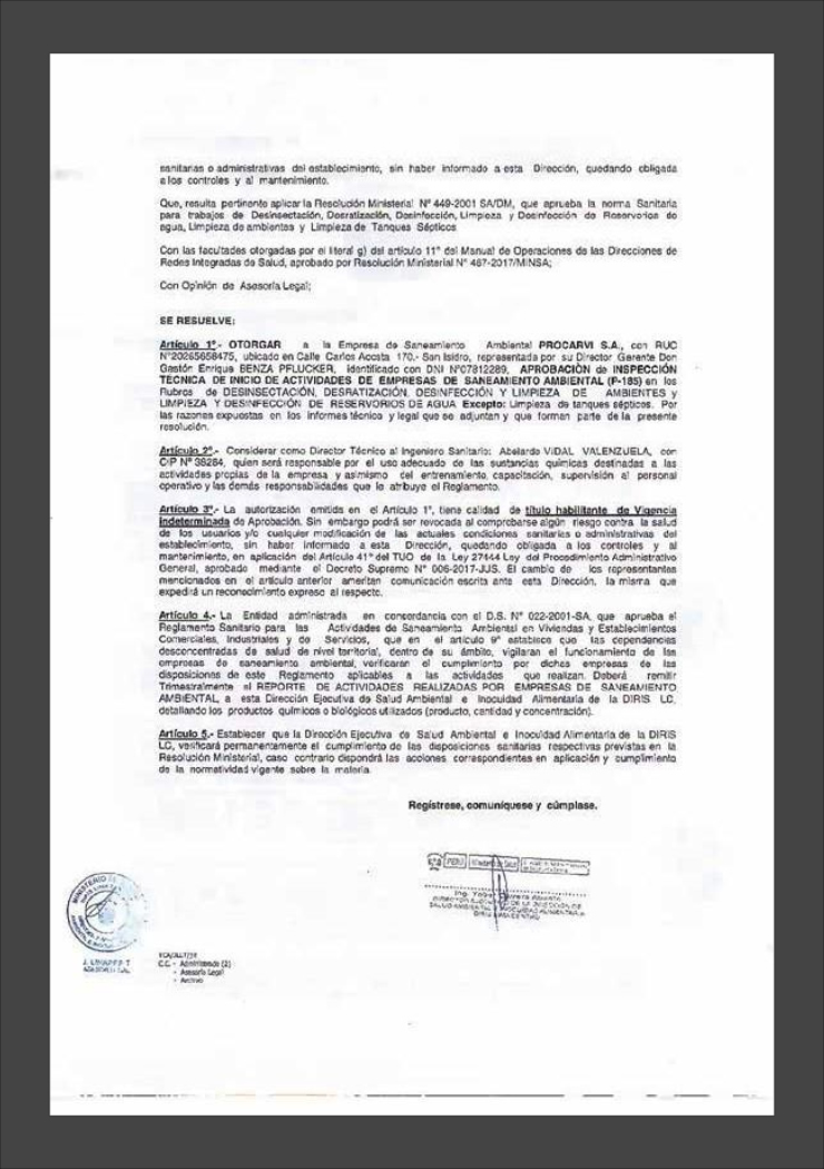 REGISTRO SANITARIO 2